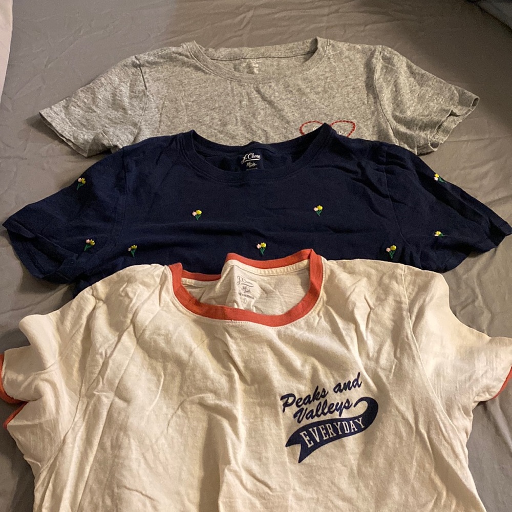 J Crew short sleeved shirts